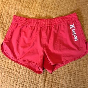 Hurley red women’s shorts